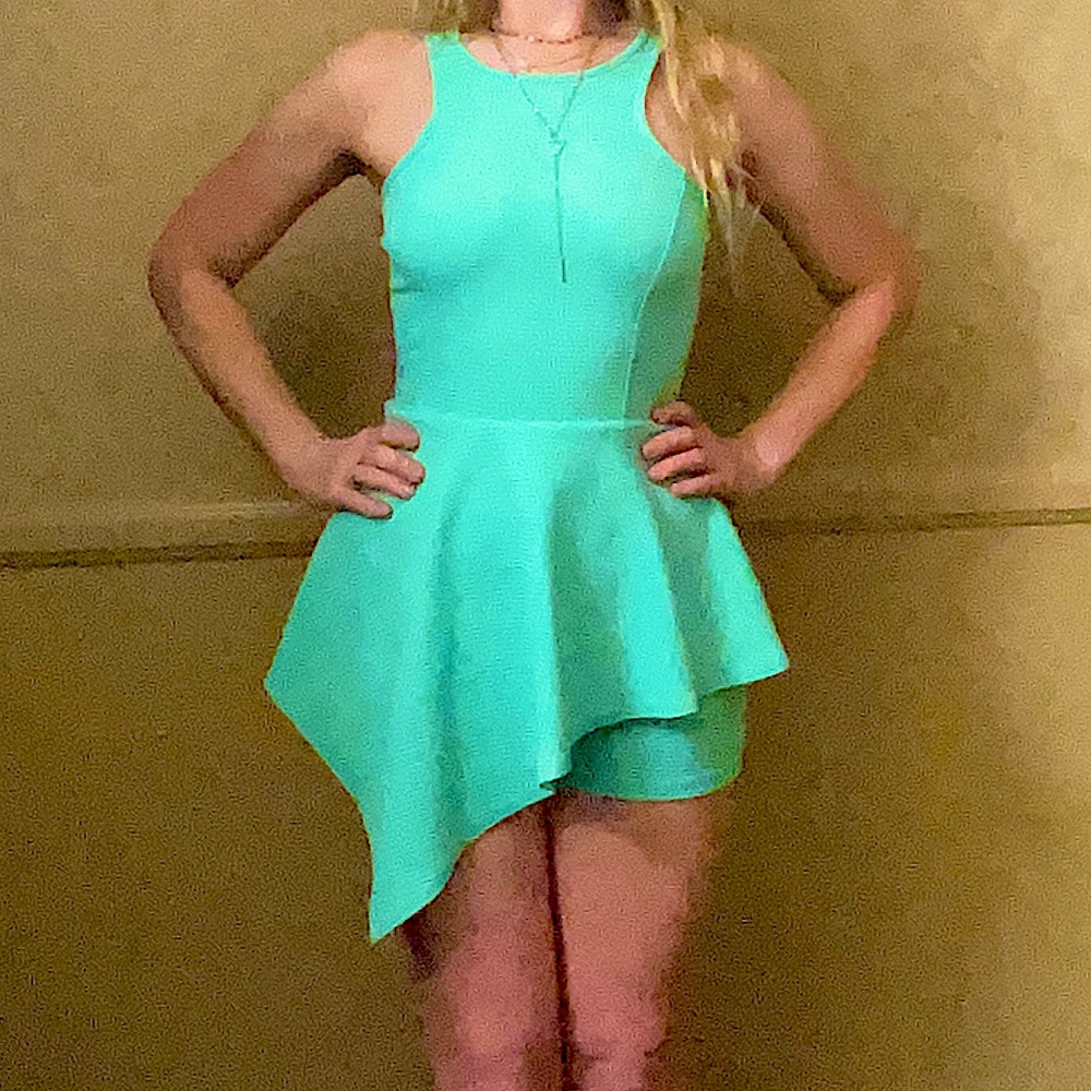 Teal jumper